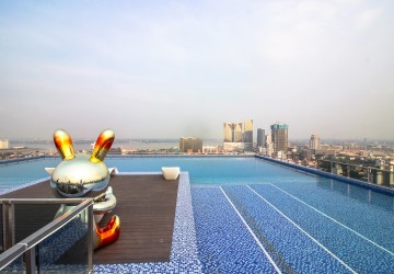 25 Sqm Studio Condo For Rent - M Residences, BKK1 Phnom Penh thumbnail