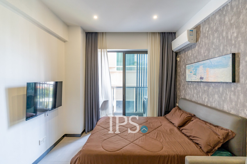 25 Sqm Studio Condo For Rent - M Residences, BKK1 Phnom Penh