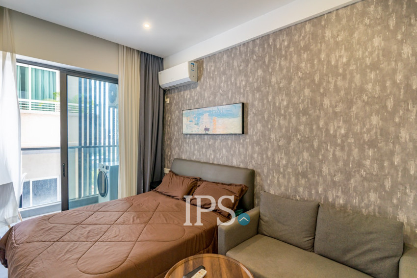 25 Sqm Studio Condo For Rent - M Residences, BKK1 Phnom Penh