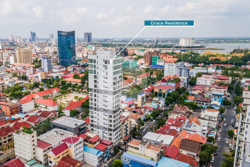 4 Bedroom Duplex Penthouse Serviced Apartment For Rent - Grace Residence, Daun Penh, Phnom Penh