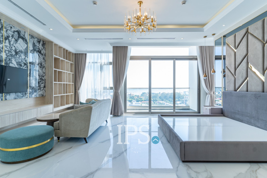 4 Bedroom Duplex Penthouse Serviced Apartment For Rent - Grace Residence, Daun Penh, Phnom Penh