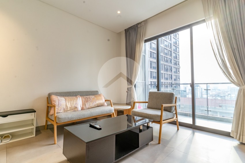 13th Floor 1 Bedroom Condo For Sale - Embassy Central, BKK1, Phnom Penh