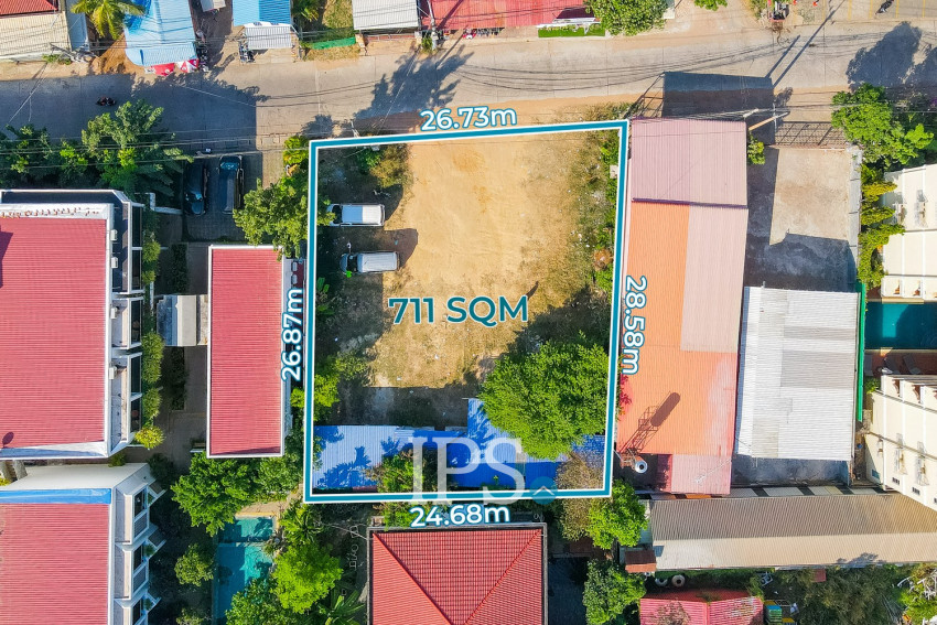 711 Sqm Commercial Land For Sale - Svay Dangkum, Siem Reap