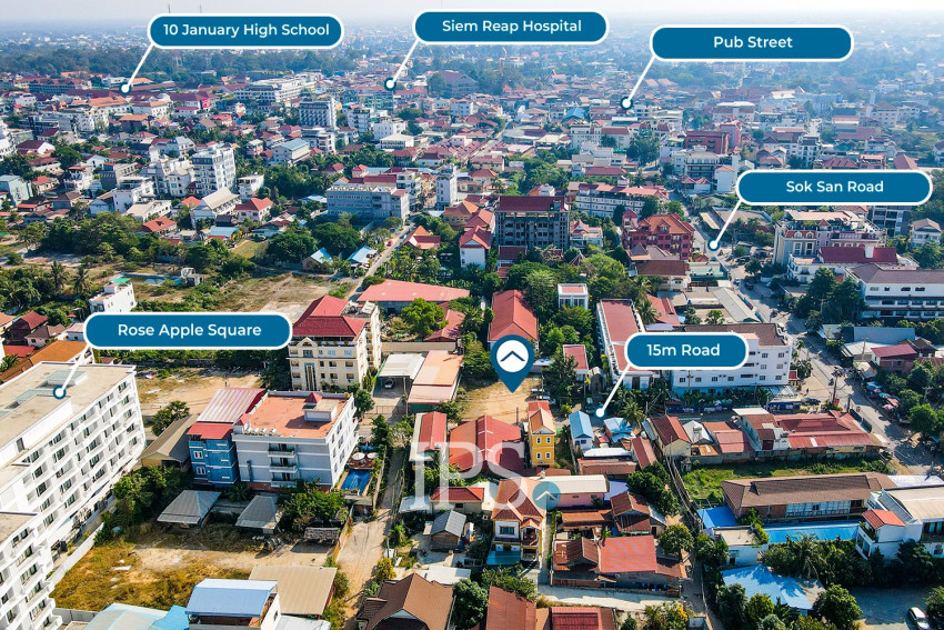 711 Sqm Commercial Land For Sale - Svay Dangkum, Siem Reap