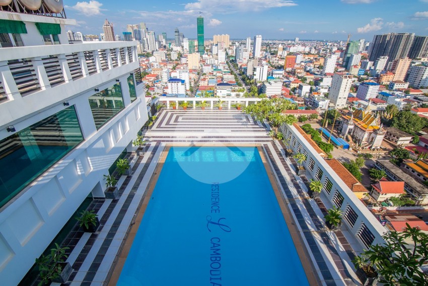 8th Floor 2 Bedroom Condo For Sale - L Residence, BKK3, Phnom Penh