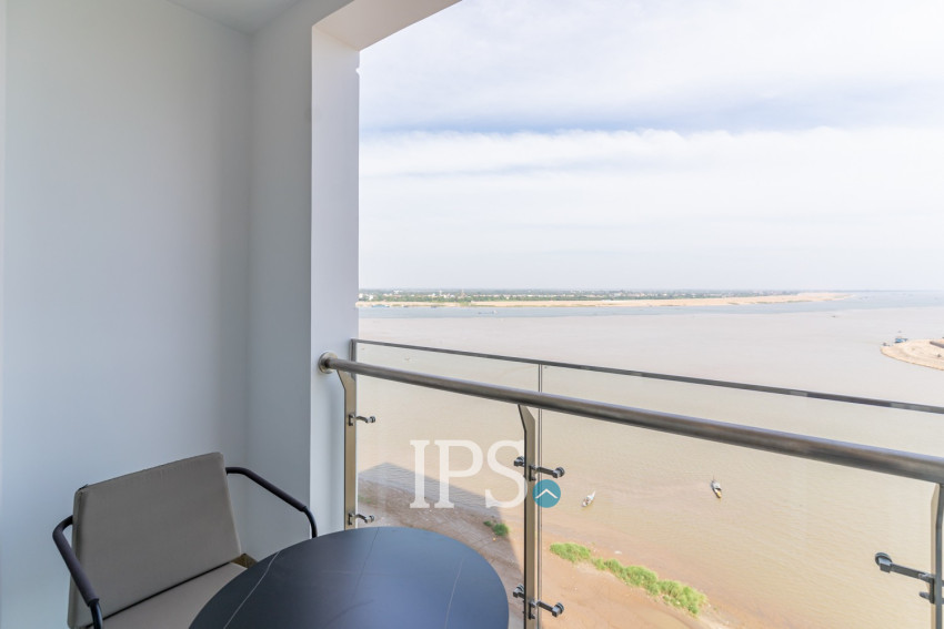 47 Sqm Studio Condo For Sale - Diamond Bay, Tonle Bassac, Phnom Penh