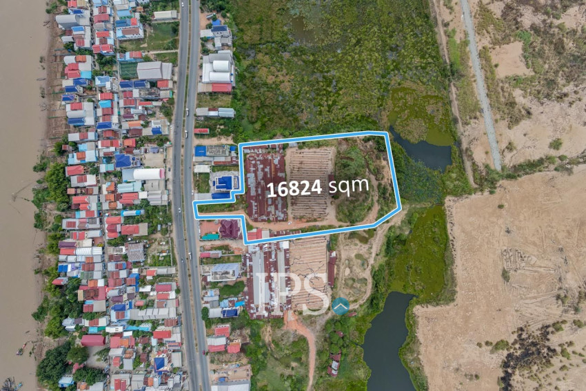 16,824 Sqm Commercial Land For Rent - Preaek Ta Teaen, Kandal Province