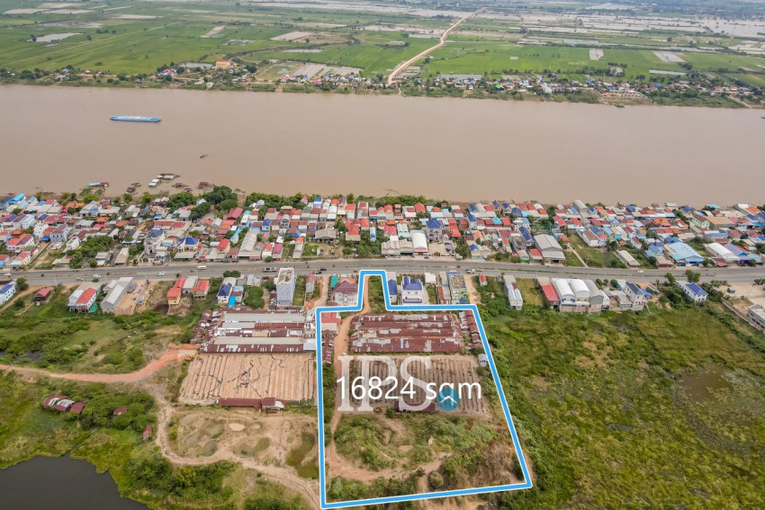 16,824 Sqm Commercial Land For Rent - Preaek Ta Teaen, Kandal Province