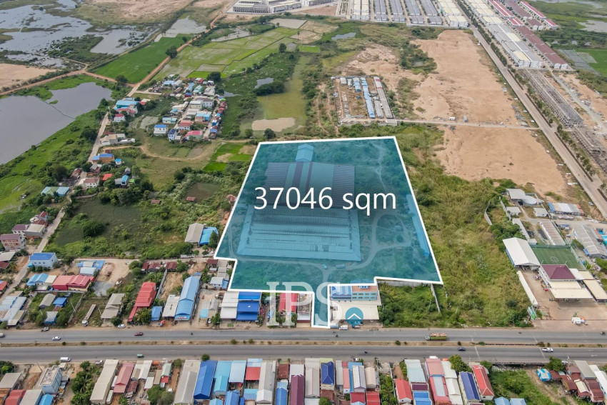 37,046 Sqm Commercial Land For Rent - Preaek Ta Teaen, Kandal Province