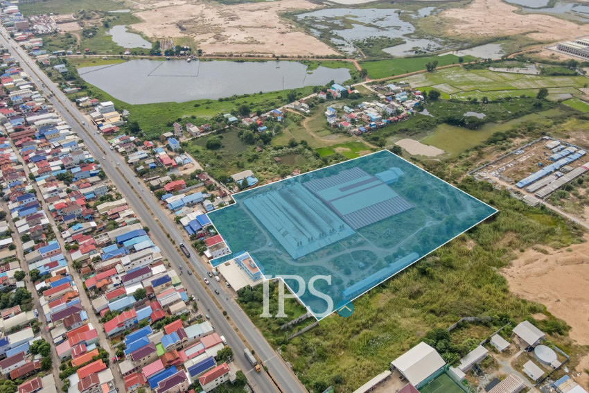 37,046 Sqm Commercial Land For Rent - Preaek Ta Teaen, Kandal Province