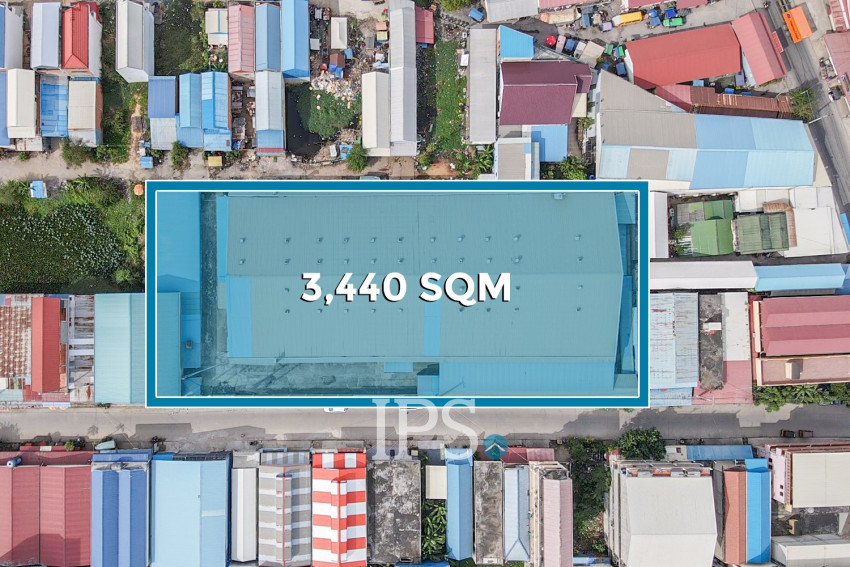 3,440 Sqm Factory For Rent - Chaom Chau 1, Phnom Penh