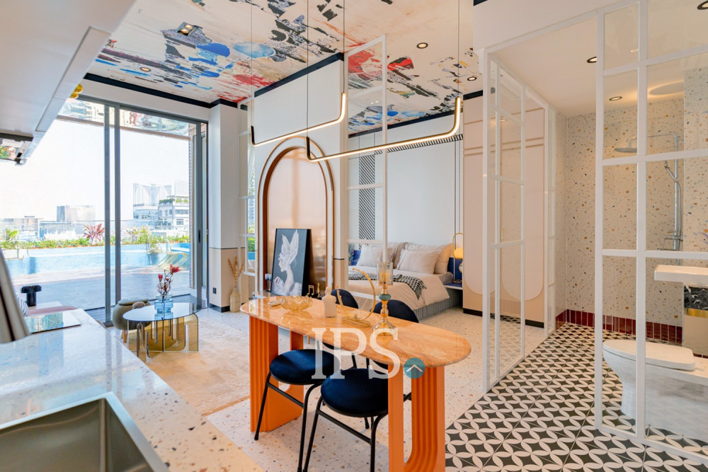 1 Bedroom Condo For Sale - Type D/E/F/G/H/I Time Square 8 Condominium - Near Russian Market, Phnom Penh