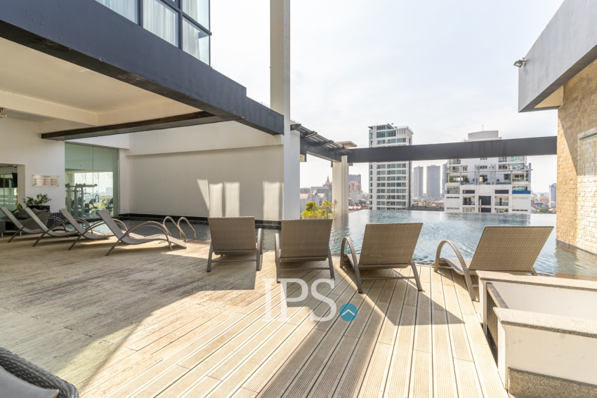 2 Bedroom Condo For Rent- Silvertown, BKK1, Phnom Penh