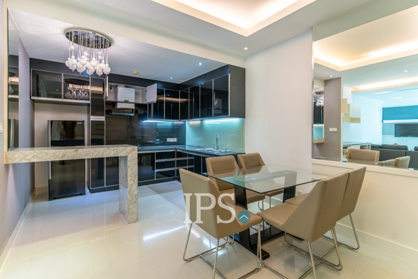 2 Bedroom Condo For Rent- Silvertown, BKK1, Phnom Penh