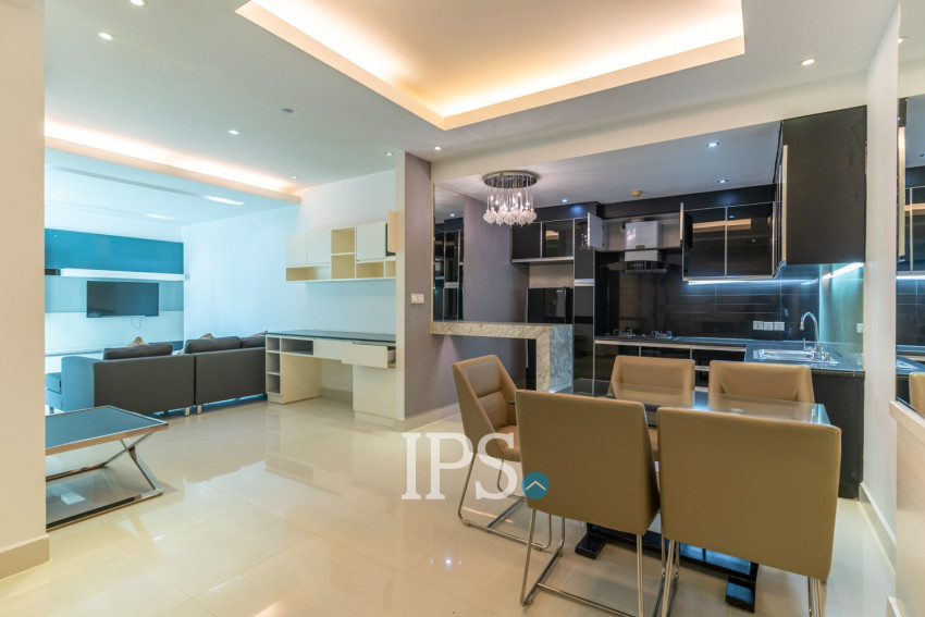 2 Bedroom Condo For Rent- Silvertown, BKK1, Phnom Penh