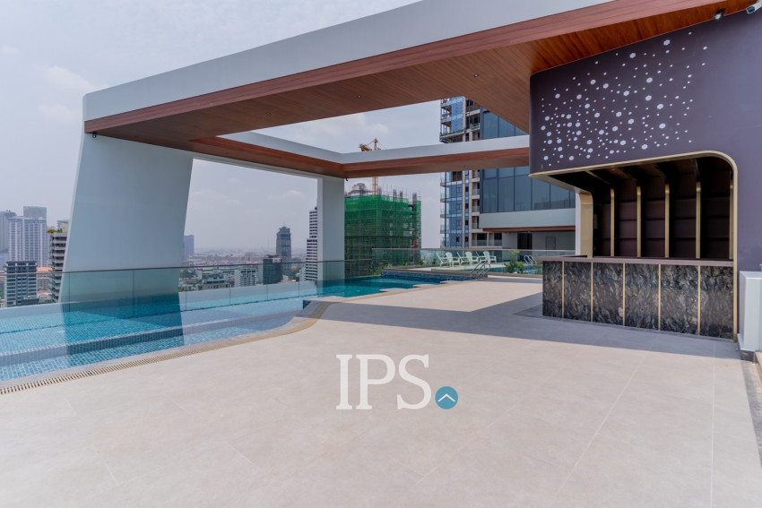 2 Bedroom Serviced Apartment For Rent - BKK1, Phnom Penh