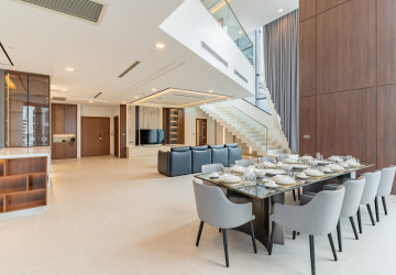 Duplex 3 Bedroom Serviced Penthouse For Rent – BKK1, Phnom Penh