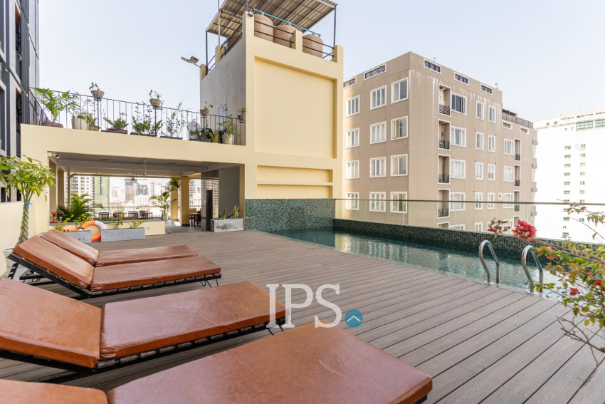 1 Bedroom Serviced Apartment For Rent - BKK1, Phnom Penh