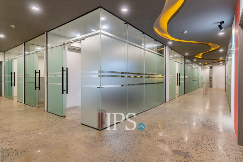 590 Sqm Fully Furnished Office Space For Rent - Toul Sangke 2, Phnom Penh