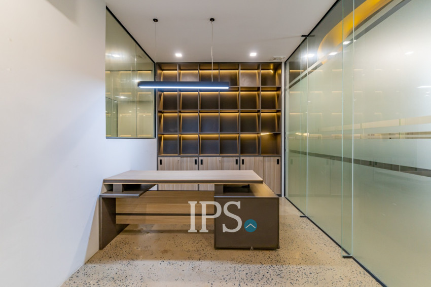 590 Sqm Fully Furnished Office Space For Rent - Toul Sangke 2, Phnom Penh