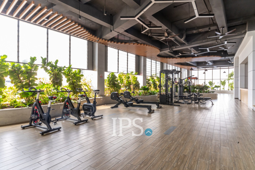 48 Sqm Studio Condo For Rent - Morgan EnMaison, Chroy Changvar, Phnom Penh