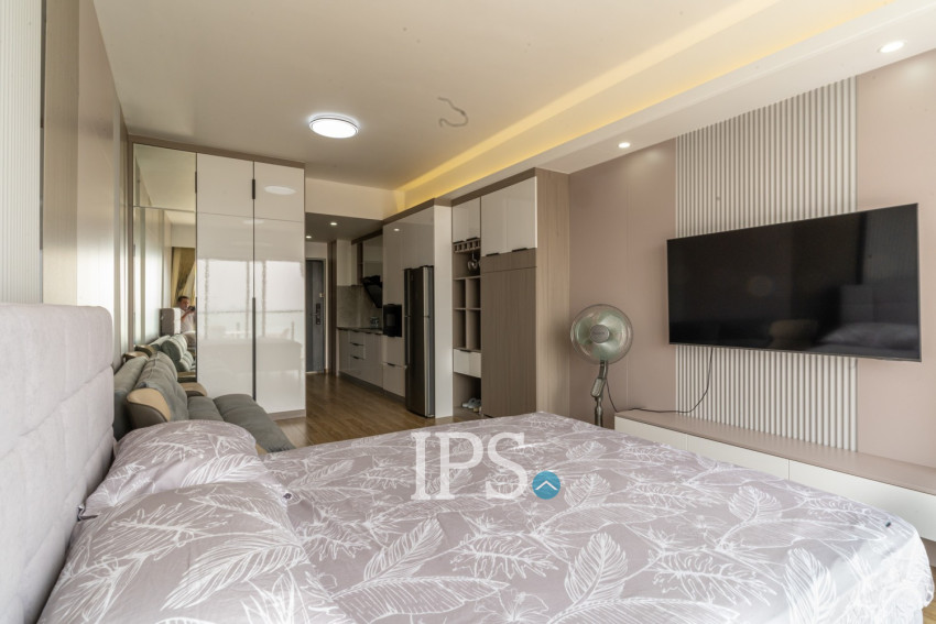 48 Sqm Studio Condo For Rent - Morgan EnMaison, Chroy Changvar, Phnom Penh