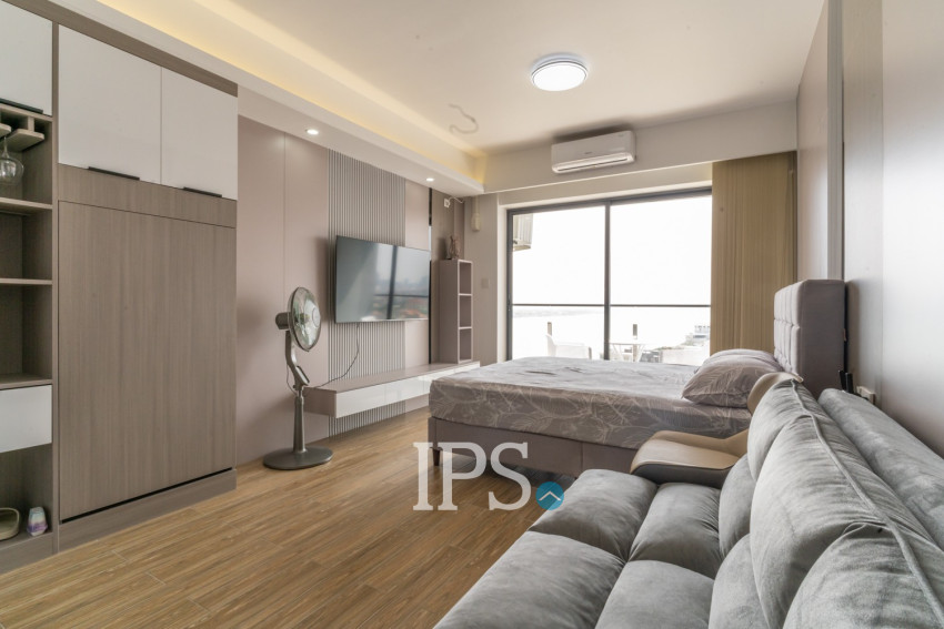 48 Sqm Studio Condo For Rent - Morgan EnMaison, Chroy Changvar, Phnom Penh