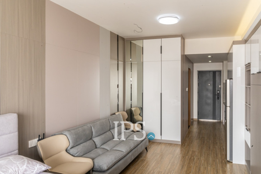 48 Sqm Studio Condo For Rent - Morgan EnMaison, Chroy Changvar, Phnom Penh