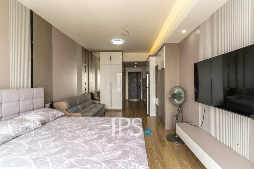 48 Sqm Studio Condo For Rent - Morgan EnMaison, Chroy Changvar, Phnom Penh