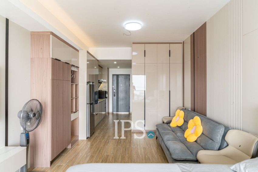 48 Sqm Studio Condo For Rent - Morgan EnMaison, Chroy Changvar, Phnom Penh