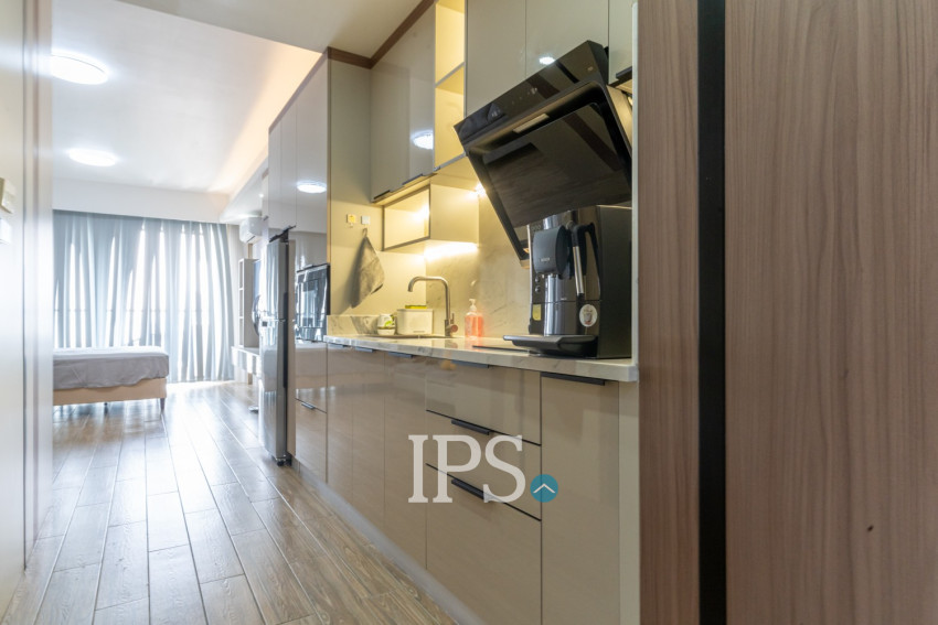 48 Sqm Studio Condo For Rent - Morgan EnMaison, Chroy Changvar, Phnom Penh