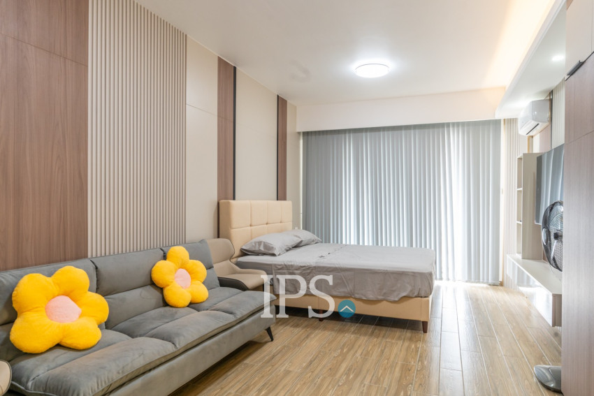 48 Sqm Studio Condo For Rent - Morgan EnMaison, Chroy Changvar, Phnom Penh