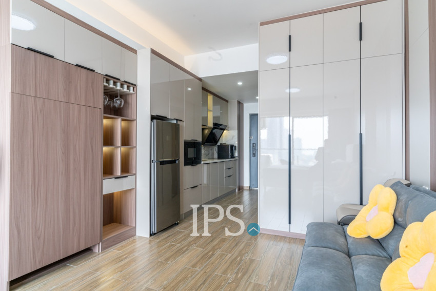 48 Sqm Studio Condo For Rent - Morgan EnMaison, Chroy Changvar, Phnom Penh