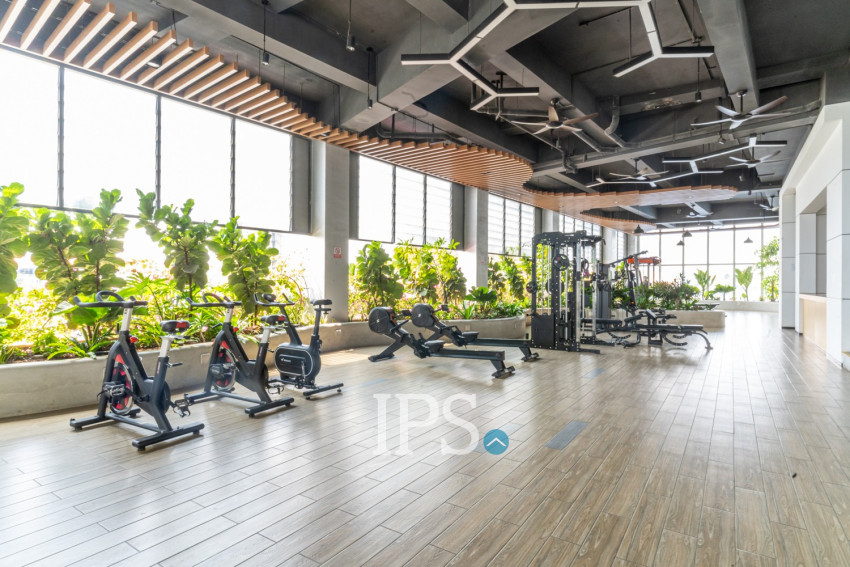48 Sqm Studio Condo For Rent - Morgan EnMaison, Chroy Changvar, Phnom Penh