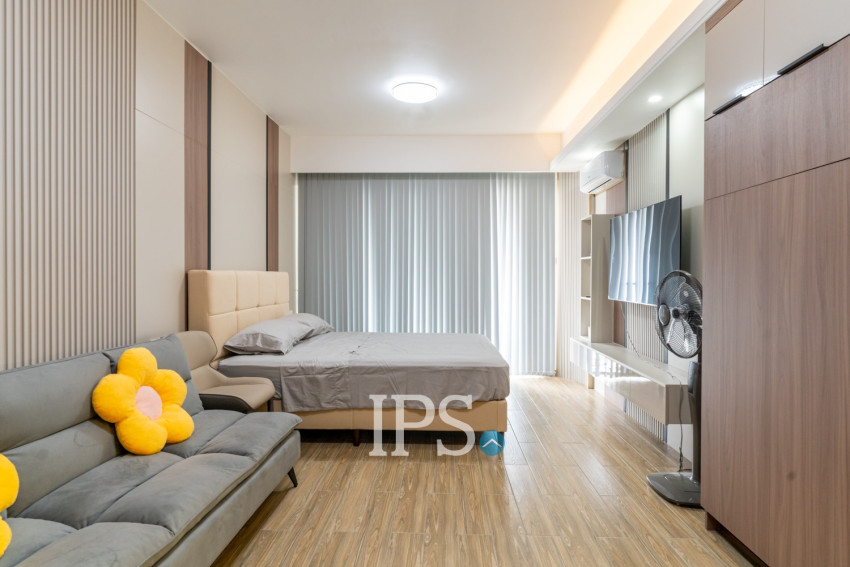 48 Sqm Studio Condo For Rent - Morgan EnMaison, Chroy Changvar, Phnom Penh