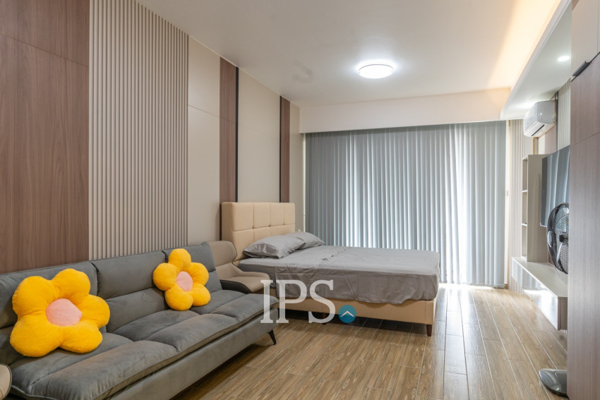 48 Sqm Studio Condo For Rent - Morgan EnMaison, Chroy Changvar, Phnom Penh