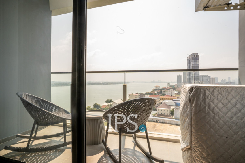 48 Sqm Studio Condo For Rent - Morgan EnMaison, Chroy Changvar, Phnom Penh