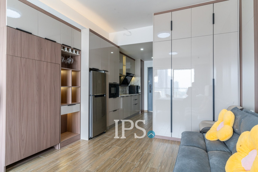 48 Sqm Studio Condo For Rent - Morgan EnMaison, Chroy Changvar, Phnom Penh