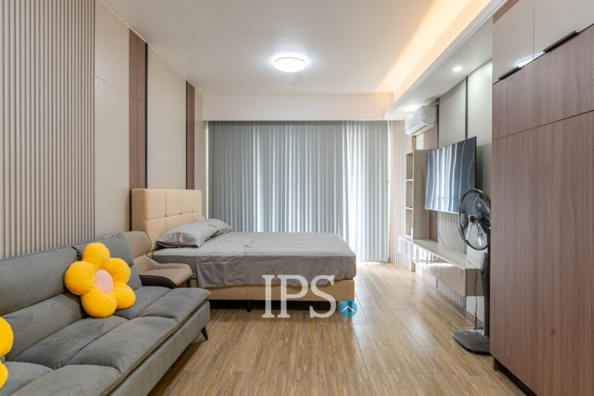 48 Sqm Studio Condo For Rent - Morgan EnMaison, Chroy Changvar, Phnom Penh