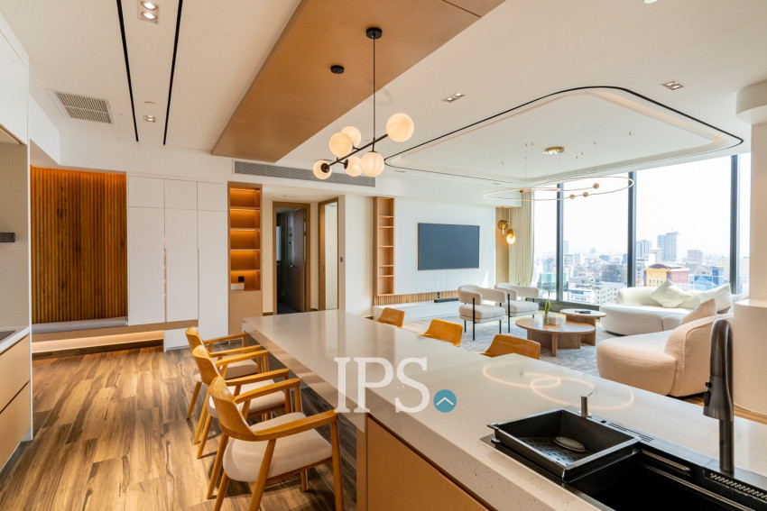 3 Bedroom Serviced Apartment For Rent - Toul Tum Poung 1, Phnom Penh