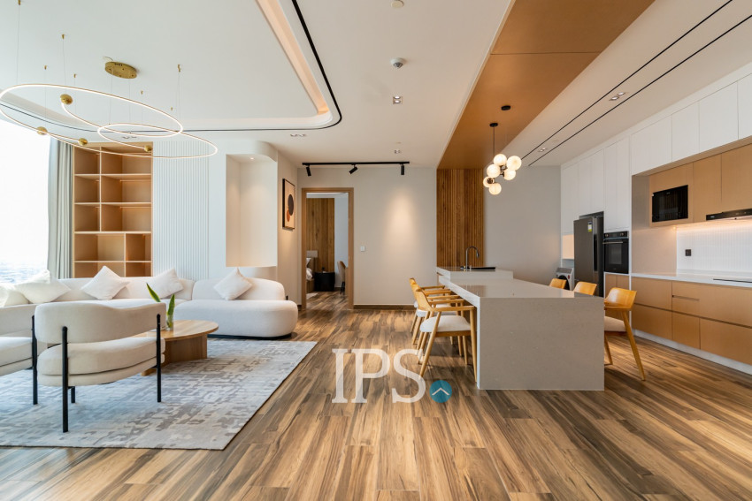 3 Bedroom Serviced Apartment For Rent - Toul Tum Poung 1, Phnom Penh