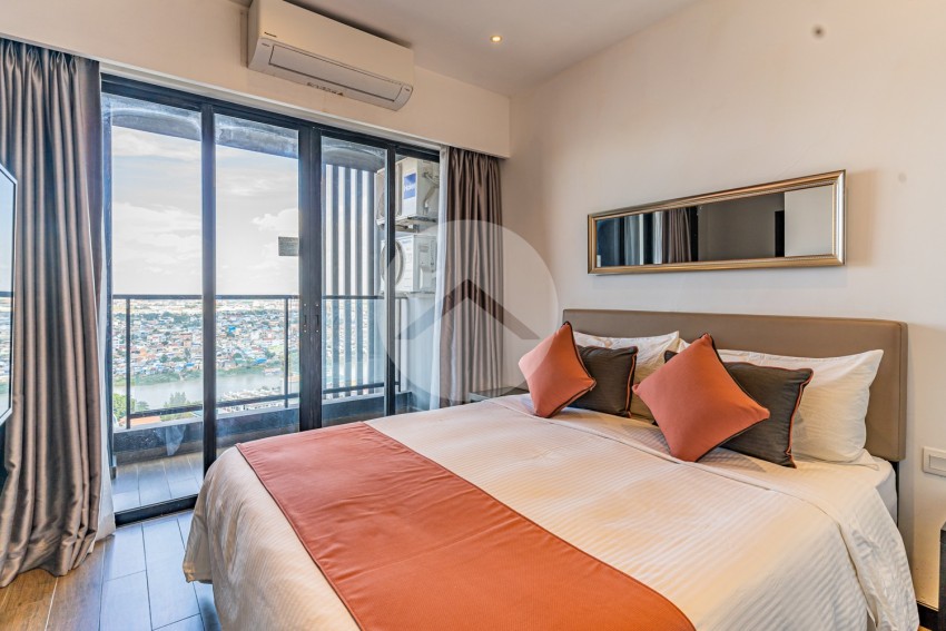 27th Floor 2 Bedroom Condo For Sale - Skylar, Tonle Bassac, Phnom Penh