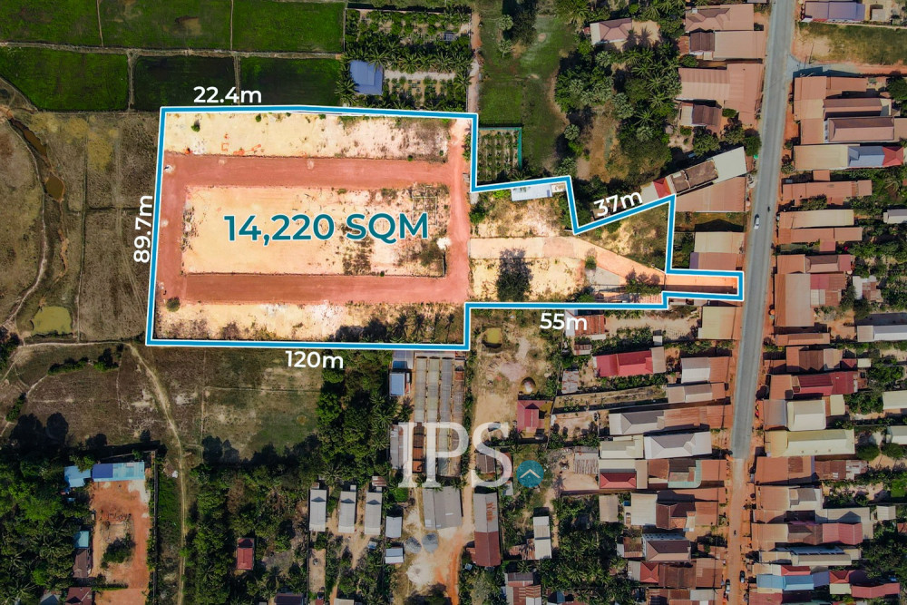 14,220 Sqm Land For Sale - Kantreang, Prasat Bakong, Siem Reap - Image 3
