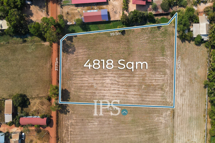 4,818 Sqm Land For Sale - Kandaek, Prasat Bakong, Siem Reap