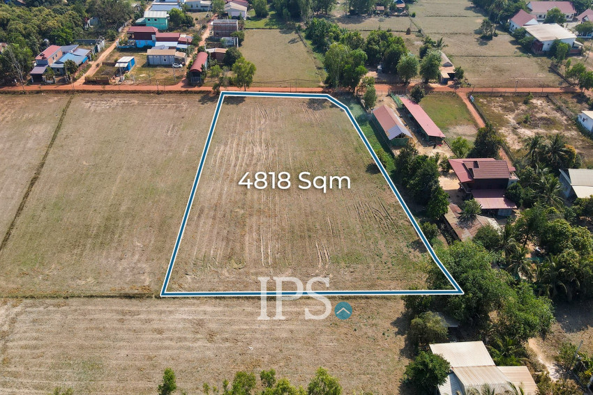 4,818 Sqm Land For Sale - Kandaek, Prasat Bakong, Siem Reap