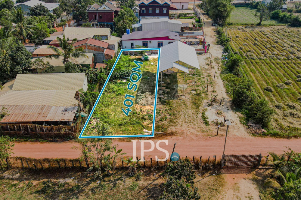 401 Sqm Land For Sale - Chreav, Siem Reap