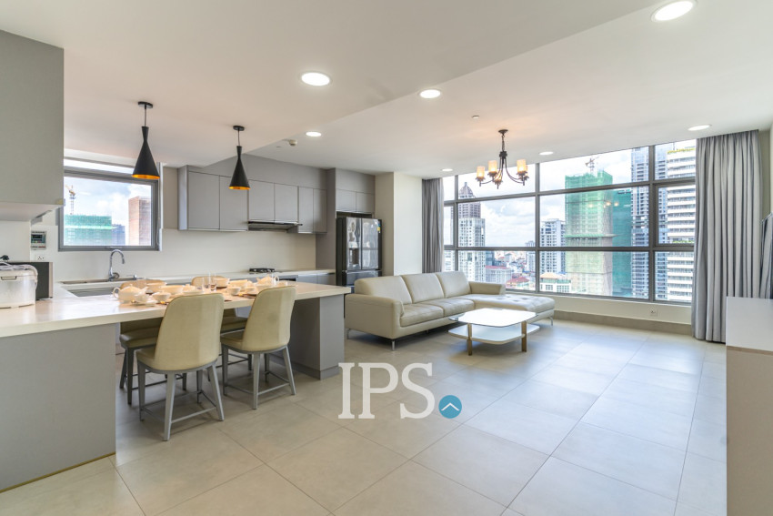 2 Bedroom Serviced Apartment For Rent - BKK1, Phnom Penh