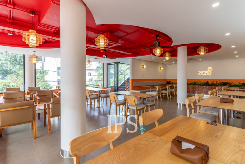 4 Storey Corner Commercial Building For Sale - Beoung Kak 1, Phnom Penh