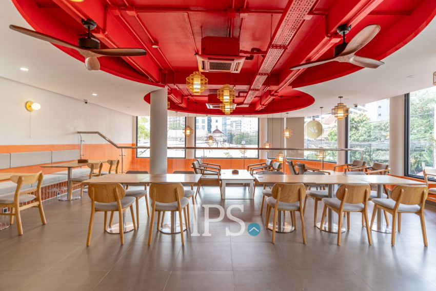 4 Storey Corner Commercial Building For Sale - Beoung Kak 1, Phnom Penh