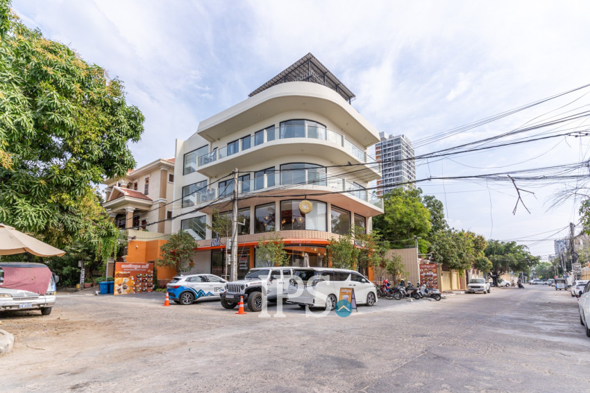 4 Storey Corner Commercial Building For Sale - Beoung Kak 1, Phnom Penh